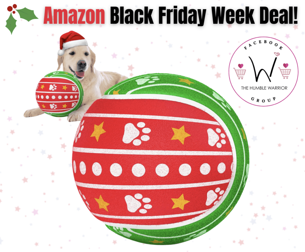 The Giant Holiday Tennis Ball toy!